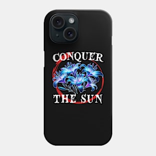 Conquer the Sun with Blue Spider Lily Phone Case