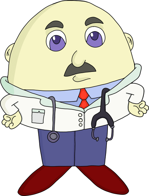 Egg Head Doctor Kids T-Shirt by DiegoCarvalho