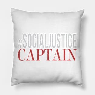 #SocialJustice Captain - Hashtag for the Resistance Pillow