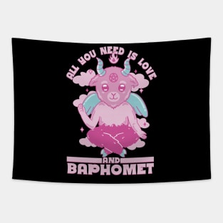 All you need is love and Baphomet Tapestry