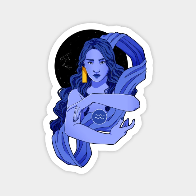 Aquarius Magnet by Karothekreator