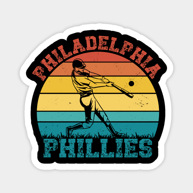 Philadelphia Phillies Retro Magnet by vectrus