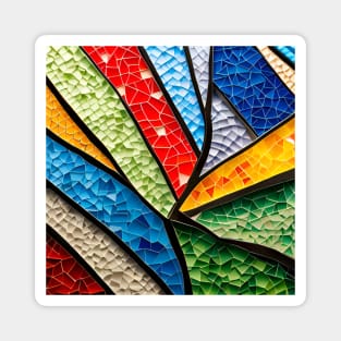 Colourful Mosaic Tiles Magnet