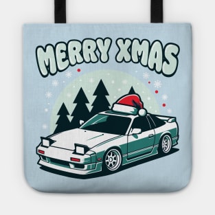 WHITE 180SX MERRY CHRISTMAS EDITION Tote