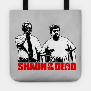 Shaun Of The Dead Distressed Stencil Style Tote