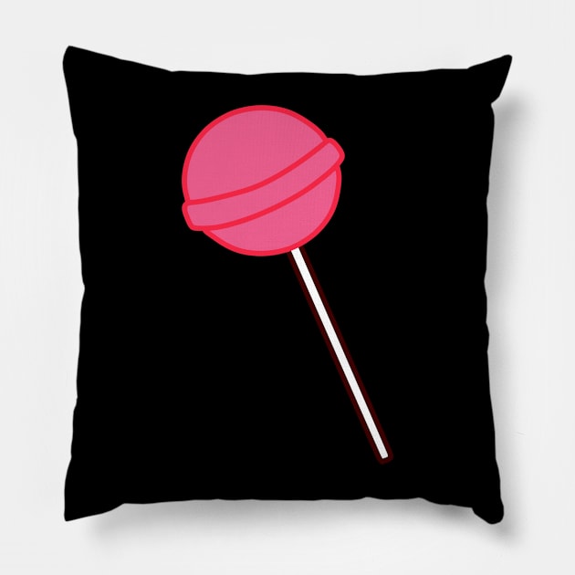 Cherry Lollipop Pillow by Miitee