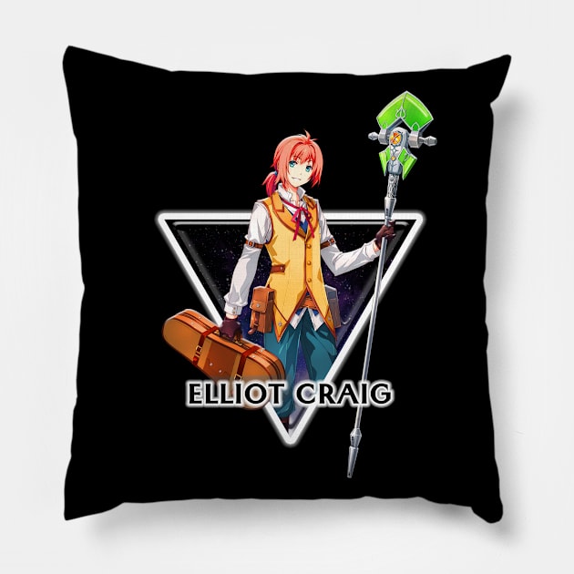 Trails of Cold Steel - Elliot Craig Pillow by RayyaShop