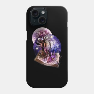 Fantasy romantic magical tree art Phone Case