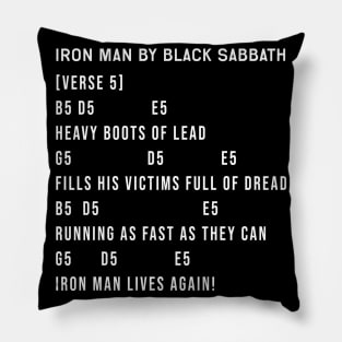Iron Man Chords Lyrics Pillow