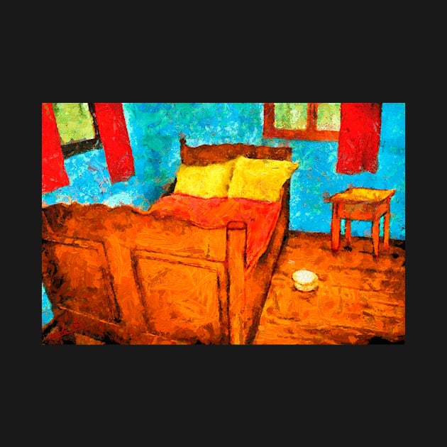 Remake of Van gogh's bedroom by Ariela-Alez