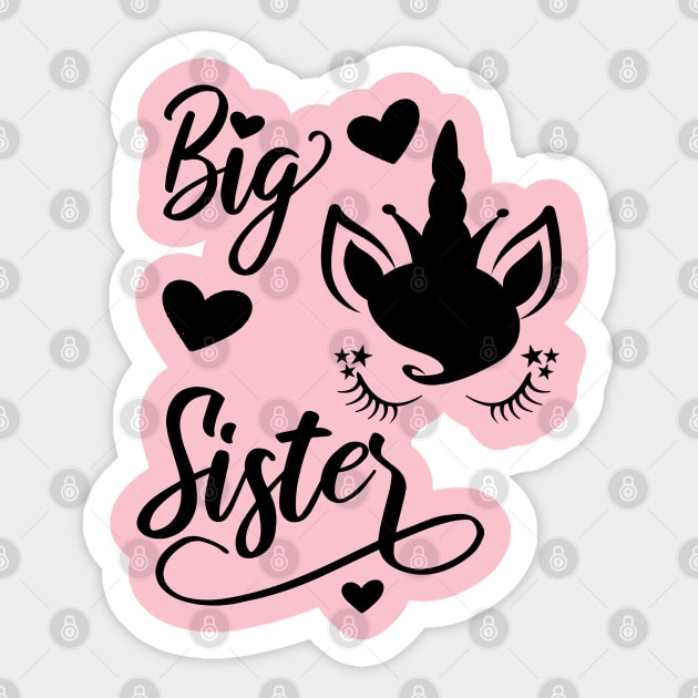 big sister little sister gifts little brother gifts - Big Sister - Sticker