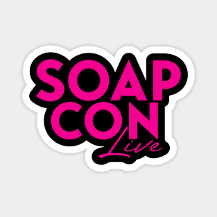 Soap Con Live Pink Only Logo Magnet