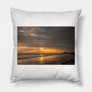 Dawn on the beach (2) Pillow