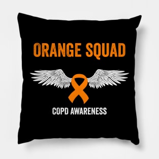 Chronic obstructive pulmonary disease - COPD awareness month - Orange squad Pillow