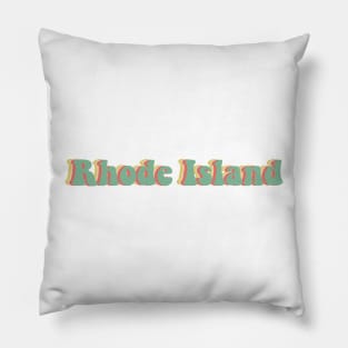 Rhode Island 70's Pillow