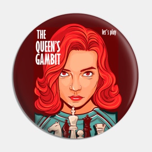 Let's Play - The Queen's Gambit Pin