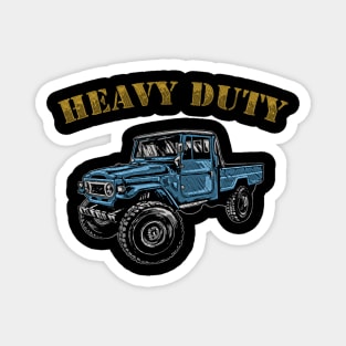 FJ40 HEAVY DUTY ENGRAVED STYLE Magnet