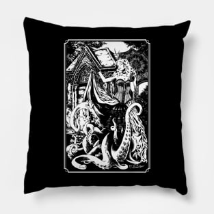 Cecaelia lovecraftian victorian creature gothic horror hp Pillow