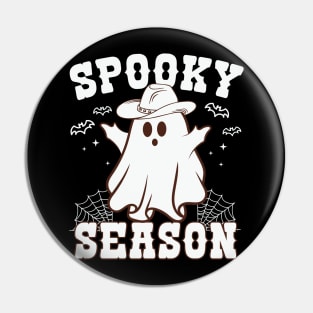 Spooky Season Funny ghost Pin