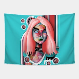 angel lexx abstract Tapestry