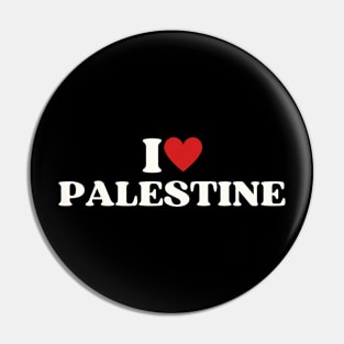 I Heart Palestine Pin