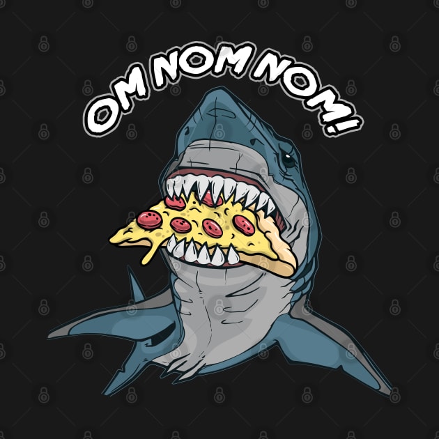 Great White Shark Pizza Gift by woormle
