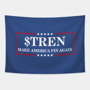 $Tren Make America Pin Again Tapestry