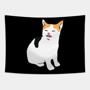 Cat No Banana Angry Cat Meme Tapestry