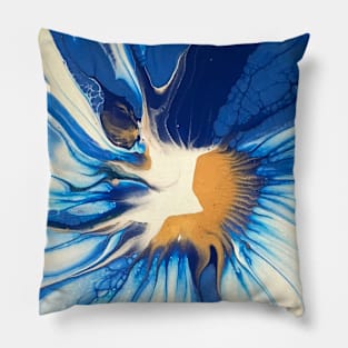 Blue Spin Pillow