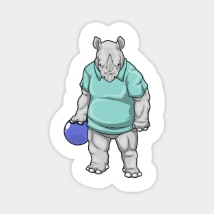 Rhino Bowling Bowling ball Magnet