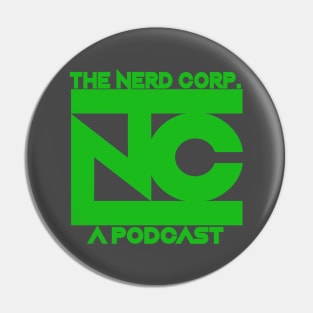 Green NC Logo Pin