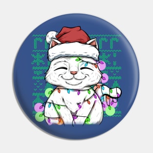 cats at christmas funny kitty cute Pin