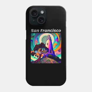 Coit tower v1 Phone Case