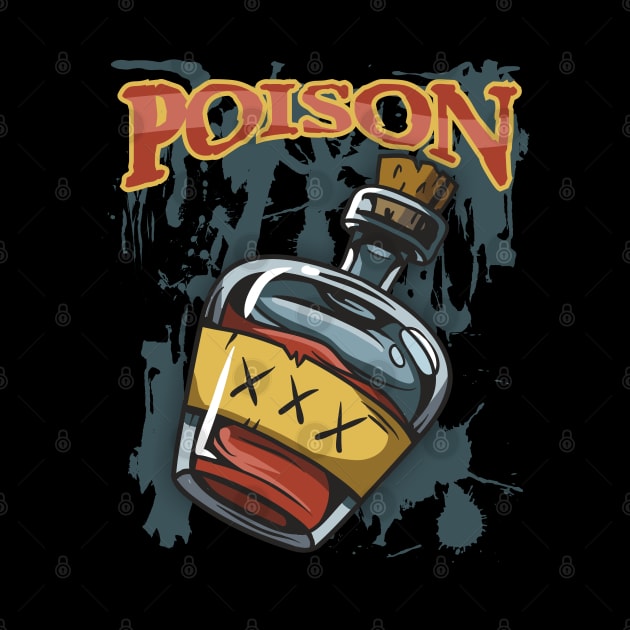 Poison Potion Bottle Birthday Gift Shirt by KAOZ