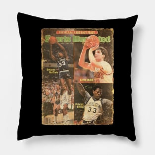 COVER SPORT - SPORT ILLUSTRATED - DWAYNE MCCLAIN CHRIS MULLIN PATRICK EWING Pillow