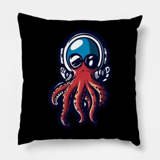 Space Octopus Pillow