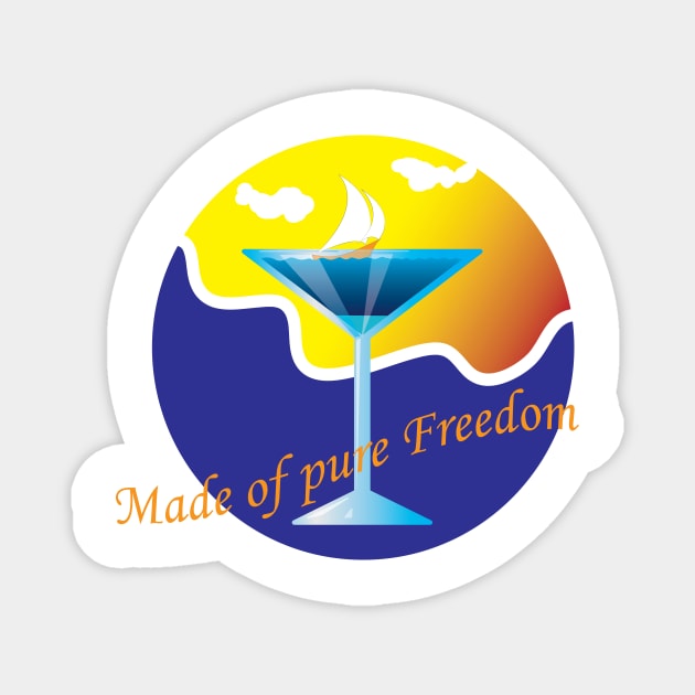 Made of pure Freedom Magnet by unclekestrel