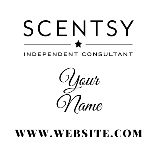 scentsy independent consultant gift ideas with custom name and website T-Shirt