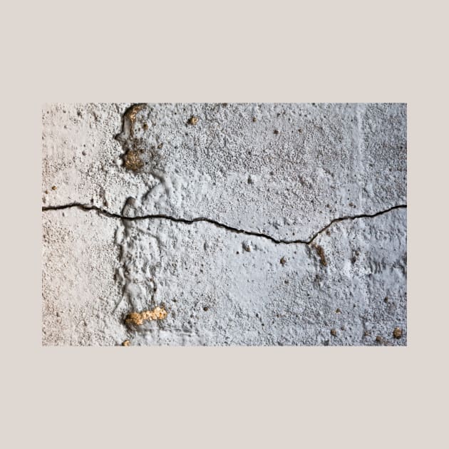 Single crack on a rough concrete texture by textural