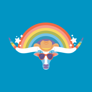 Rainbow Longhorn T-Shirt