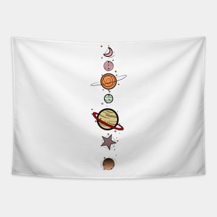 Planets Colour Tapestry