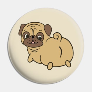 Puggie Buttie | Cute Pug Butt | Dog Pin