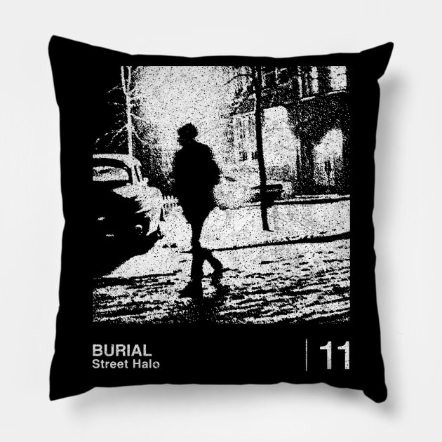 Burial / Minimalist Graphic Artwork Design Pillow by saudade