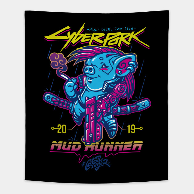 Cyberpork 2019: Mud Runner. Black