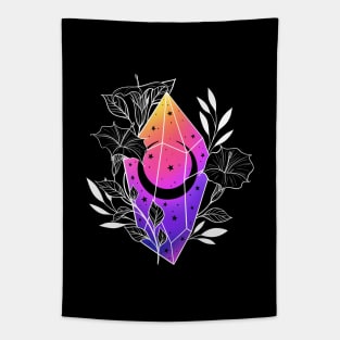 Moonflower crystal Tapestry