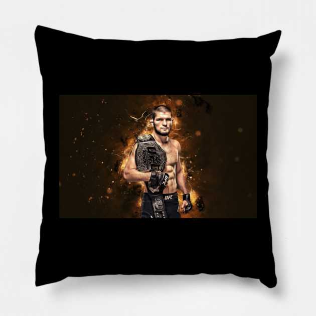 Khabib 'The Eagle' Nurmagomedov - UFC Champion Pillow by Fit-Flex