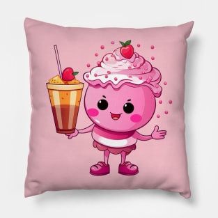 kawaii Ice cream  T-Shirt cute Candy food gilrl funny Pillow