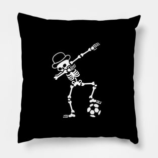 England dab dabbing skeleton soccer football Pillow