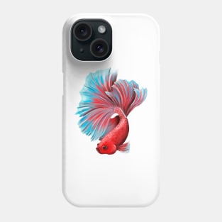 Fighting fish Phone Case