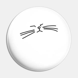 Minimal Cat Animals Doodle Pin